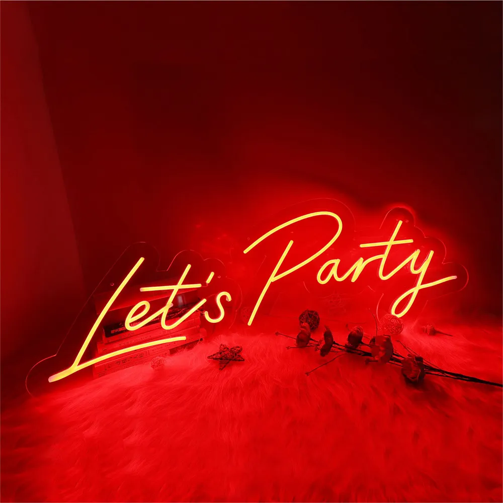 Let’s Party Neon Sign