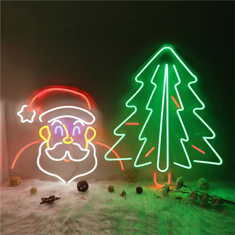 Merry Christmas Santa LED Neon Light