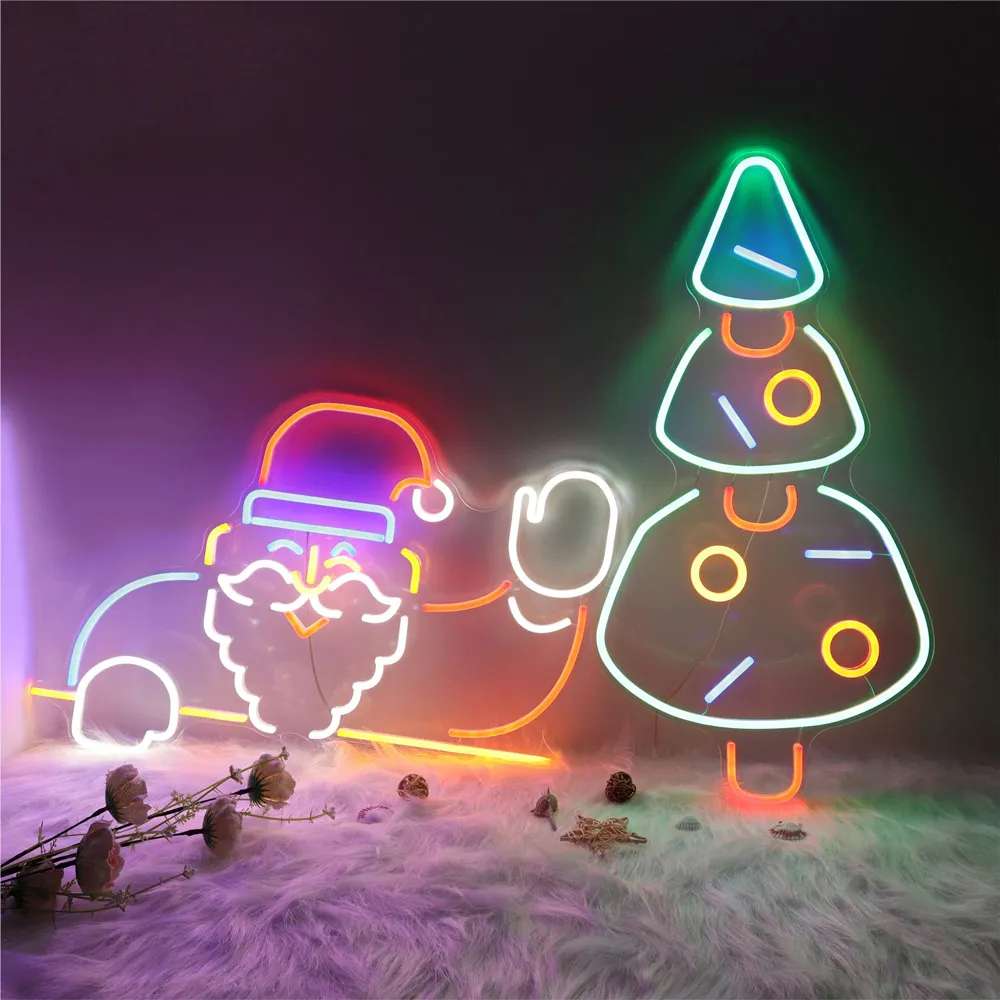 Merry Christmas Santa LED Neon Light