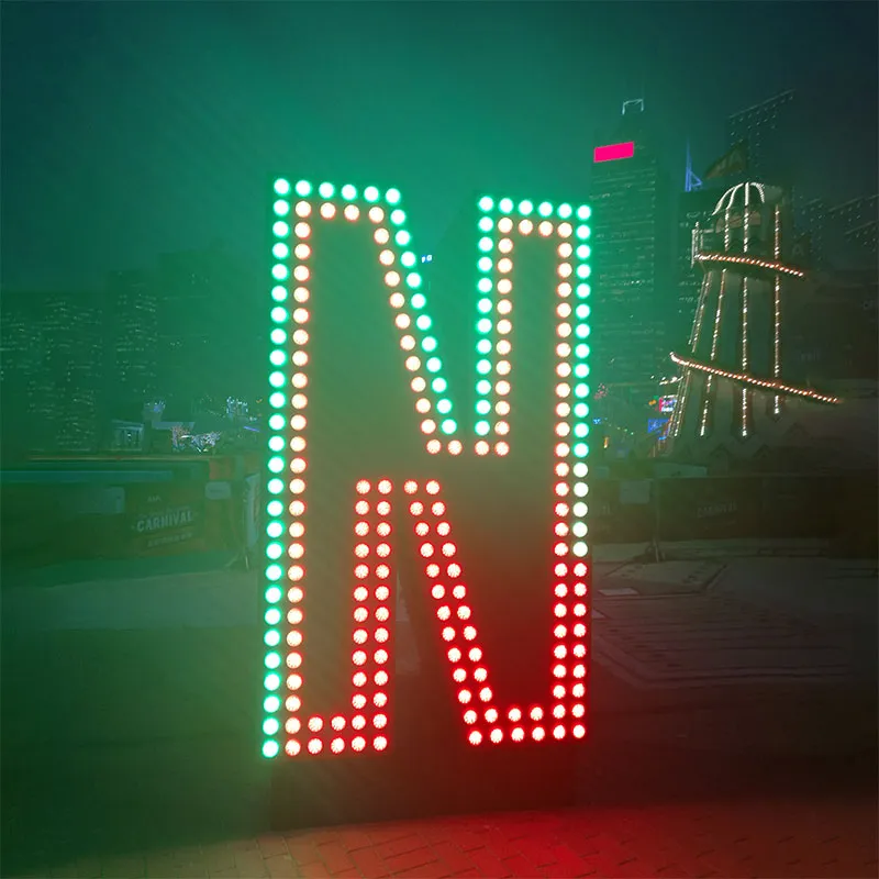 N Metal Marquee Letters Large Metal Letters with Lights