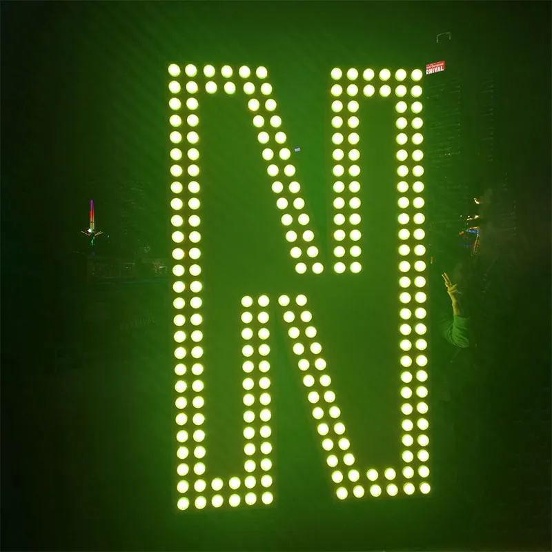 N Metal Marquee Letters Large Metal Letters with Lights