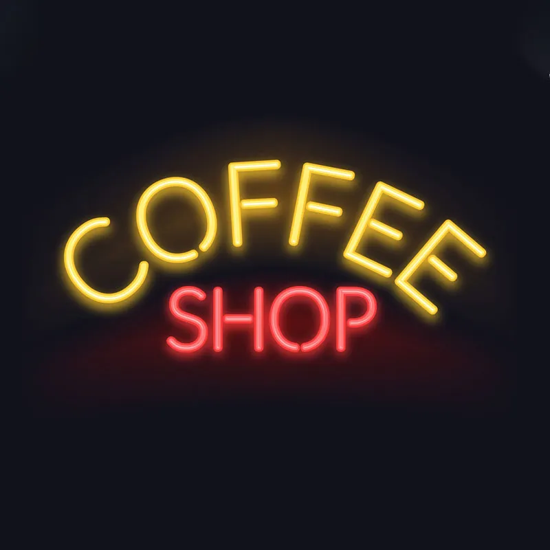 Neon Coffee Shop Sign