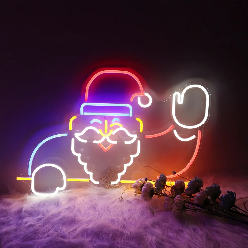 Santa Claus Neon Sign