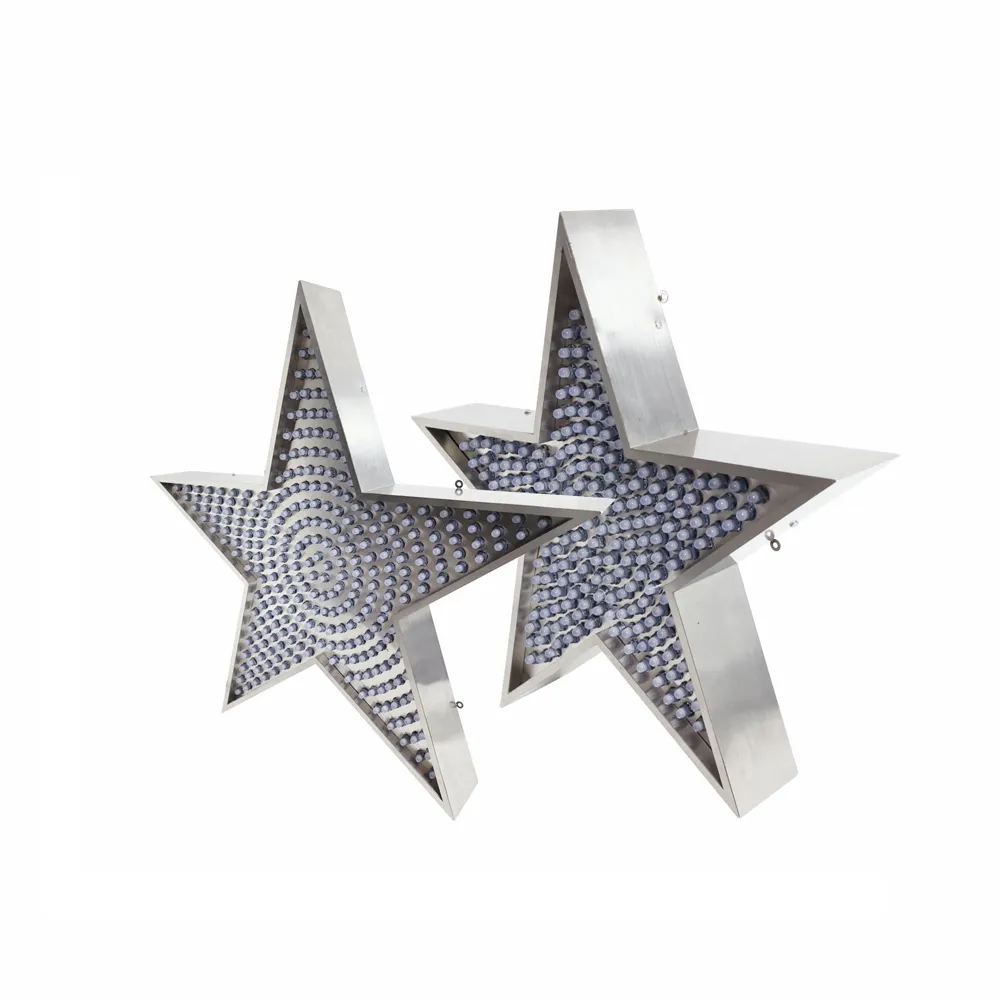 Star Marquee Light, Metal Letters With Lights