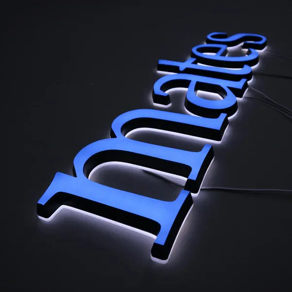 Custom Backlit Acrylic Letters for Wall