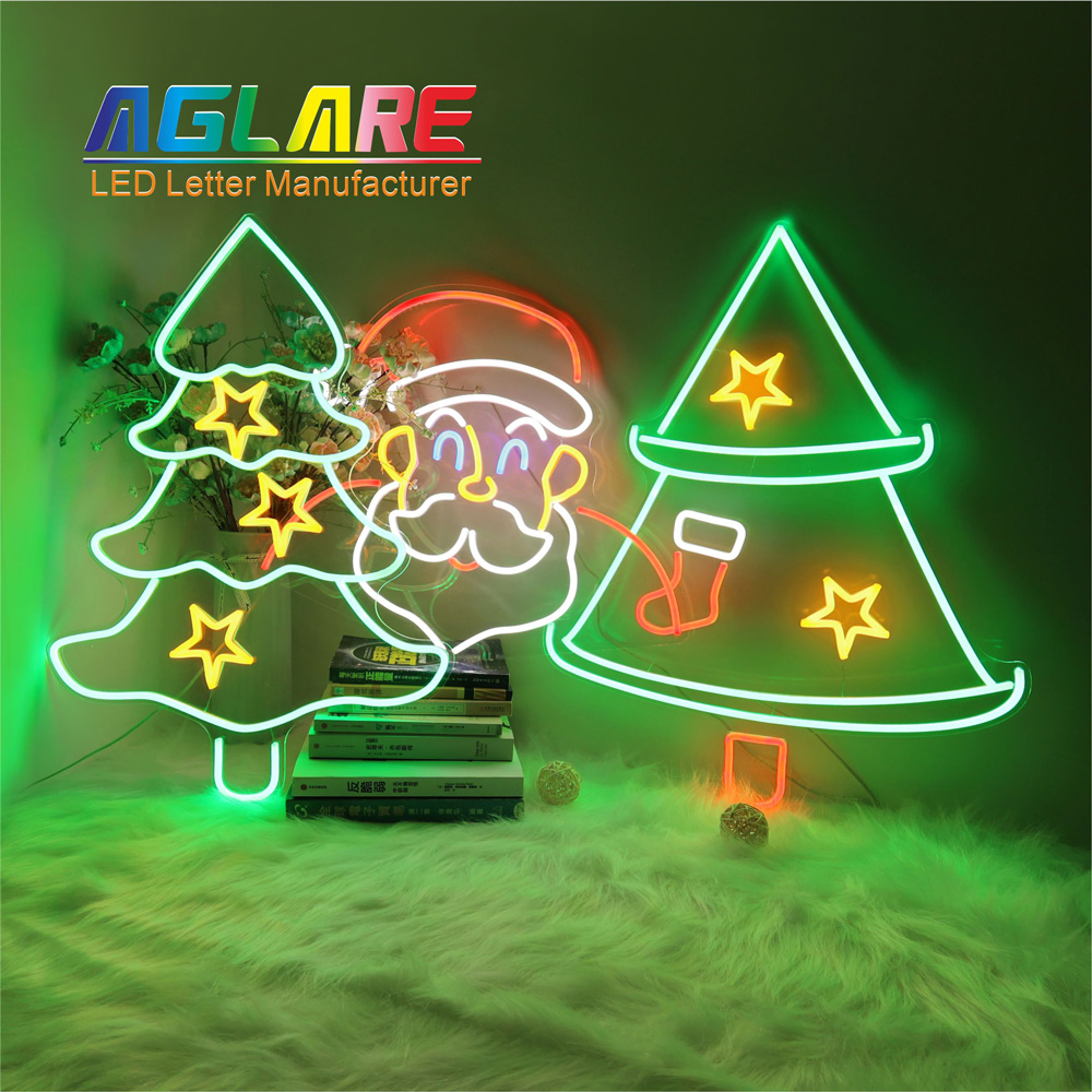 LED Neon Light Christmas Tree Home Decoration