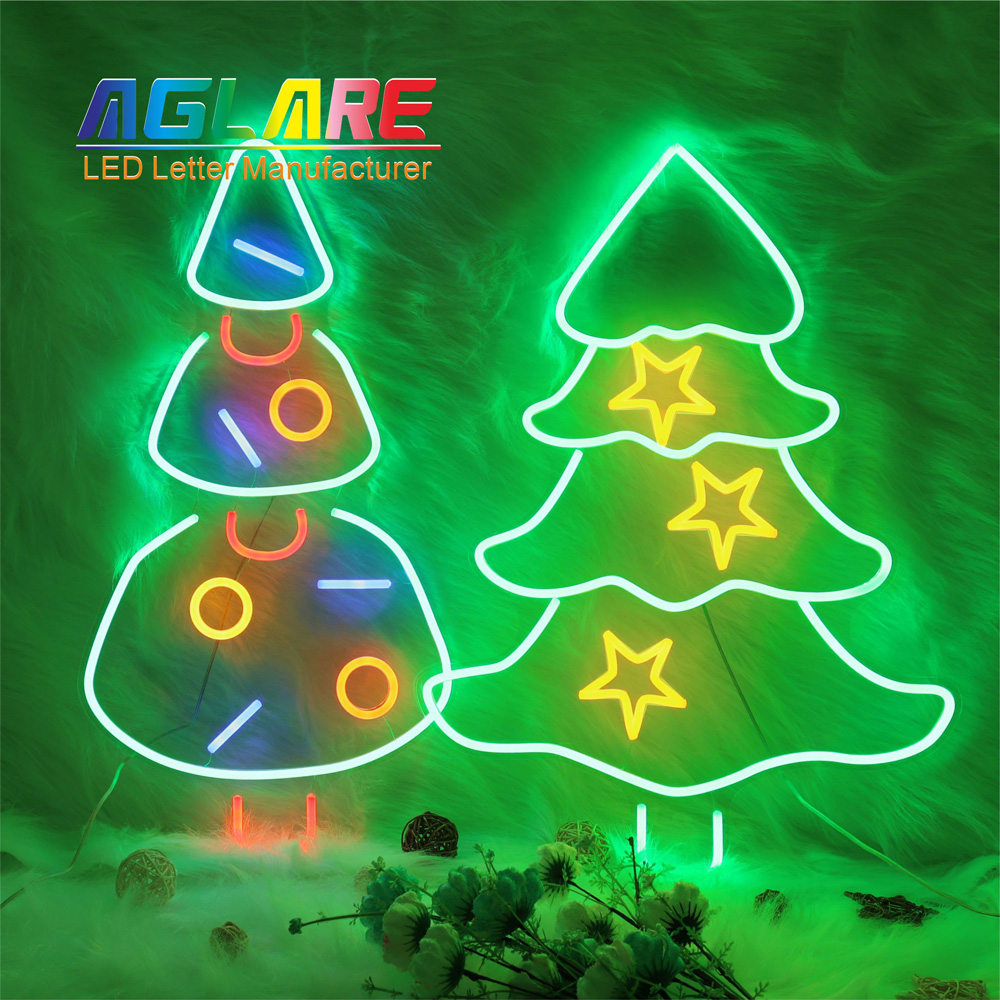 LED Neon Light Christmas Tree Home Decoration