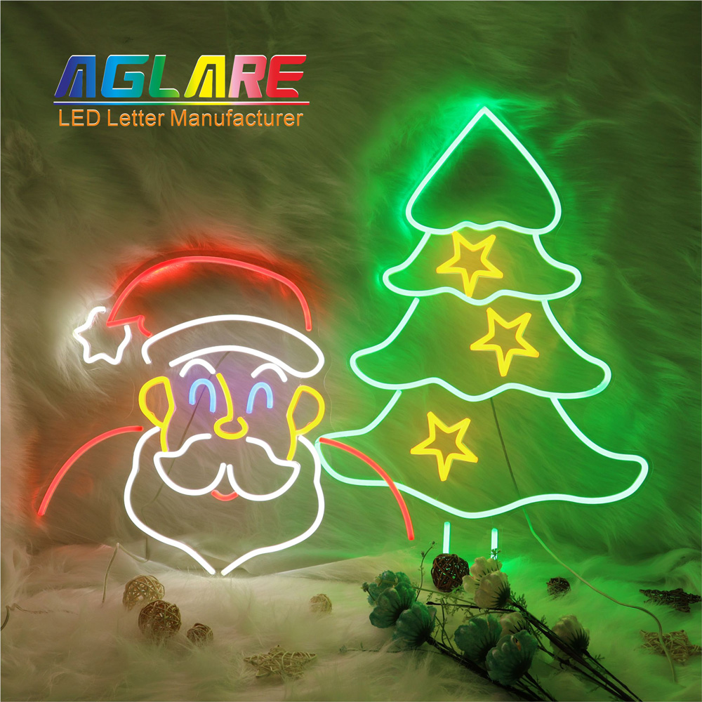 LED Neon Light Christmas Tree Home Decoration