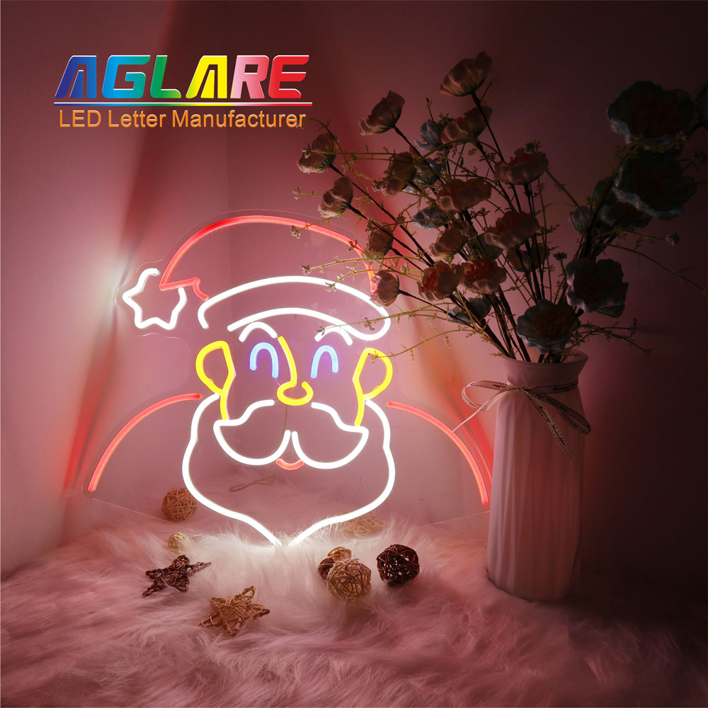 Santa Claus Neon Sign-Custom Led Santa Sign